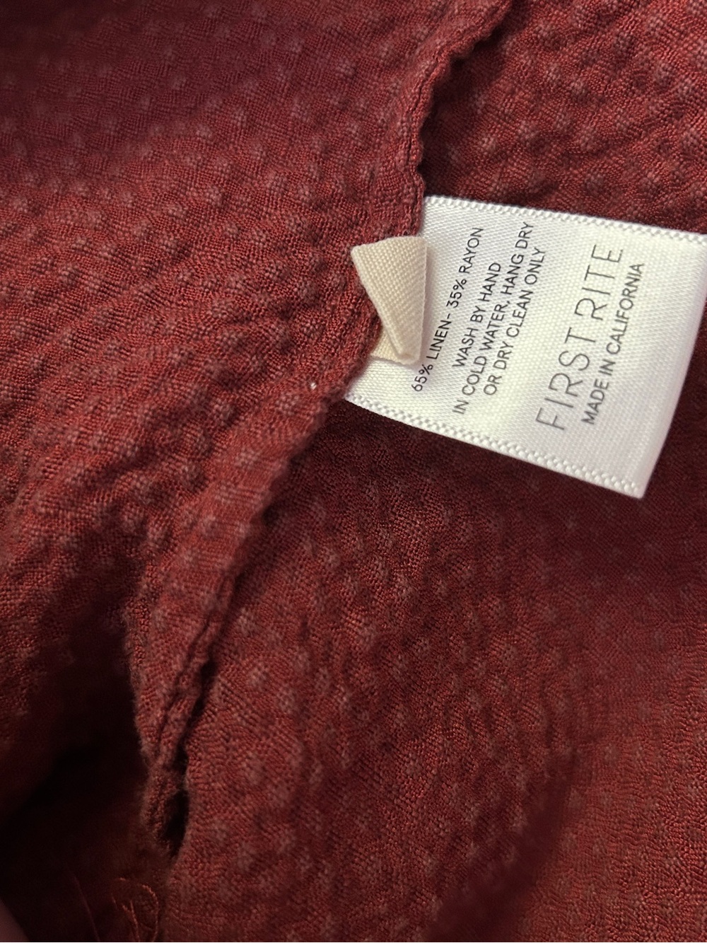 First Rite Cropped Tie Top - Picture 5 of 5